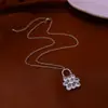 Nuevo Collar con Colgante de Pony de Circonita Estilo Chino, Estilo Palacio Retro, Cadena Elegante para Clavícula, Joyería de Lujo Ligero de Alta Gama al por Mayor