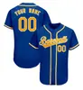 Traje de Béisbol Americano de Verano para Hombre 2024 Estampado Digital 3D Cárdigan sin Cuello Camisa de Manga Corta Jersey Casual con Botones