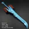 Mercadoria Naraka 2 Shen Gongbao 22cm Chicote Trovão Modelo de Arma de Metal Ornamento de Mesa Material Liga de Zinco