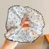Goma para el pelo con estampado de leopardo marrón para otoño e invierno para mujer, scrunchie elegante y sofisticado para peinados de moño