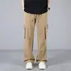 Pantalones Cargo Casuales de Otoño para Hombre Sueltos Modernos de Moda Ropa Nueva para Hombre Caída Pierna Ancha Pierna Recta Casuales Largos para Hombre