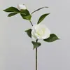 Flor Artificial Mini Camelia, Flor Artificial Salón de Té Chino Decoración Floral para el Hogar Flor de Seda Flor de Té Rosa Arreglo de Escena