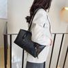 Bolso portátil de axila para mujer Textura de alta calidad Retro Gran capacidad Bolso tote de hombro Nuevo Moda de tendencia Bolso de viaje versátil