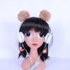Auriculares Trendy con Pompón Regalo de Cumpleaños Festivo Auriculares con Cable Nueva Moda Creativa Artículo Caliente Transfronterizo