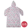 Impermeable Largo Engrosado, Diseño de una Pieza de Cuerpo Completo, Portátil para Senderismo y Viajes, Poncho de Lluvia Empaquetado Individualmente, Impermeable Reutilizable de Eva