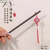 Grampo de Cabelo de Garça Voadora Estilo Antigo Grampo de Cabelo de Ébano Sintético Acessórios Hanfu Novo Estilo Chinês Grampo de Cabelo Cheongsam Joias Atacado para Mulheres