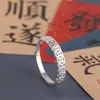 Anillo de moneda de plata de ley S925, un diseño minimalista que atrae la riqueza y trae buena fortuna, un accesorio versátil y elegante con un toque de lujo