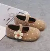 Sapatos de Algodão para Meninas Sapatos Birkenstock Infantis Estilo Coreano Outono 202 Novos Casuais Com Pelúcia Espessada Sapatos de Pelo Sapatos Grandes de Algodão Tendência