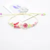 Venta Caliente Transfronteriza Flores Secas Flor de Cerezo Narciso Mariposa Fresco Dulce Romántico Pulsera Tejida a Mano Tamaño Ajustable
