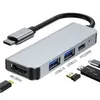 Estación de Acoplamiento 8 en 1 Transfronteriza Hub USB 3.0 Adecuada para MacBook iPad Estación de Acoplamiento Personalización OEM Venta al por Mayor