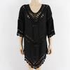 Blusa de protección solar para resort de playa de verano transfronteriza de comercio exterior europea y americana, hecha a mano, hueca, suelta, para traje de baño, fabricantes, venta al por mayor