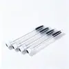 Cepillos para pestañas al por mayor en envase individual tipo tubo, peines para pestañas portátiles con pedrería, cepillos para cejas y pestañas al por mayor en envase individual tipo tubo de maquillaje