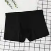 Cueca Fina Popular para Homens, Cueca Boxer de Cor Sólida Masculina, Ajuste Slim, Simples e Respirável, Dropshipping