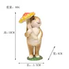 Figuras de Tartaruga Cogumelo Transfronteiriças Decorações para Jardim Pátio Gramado Decoração de Mesa Doméstica Artesanato em Resina Feito à Mão