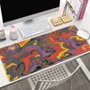 Alfombrilla de Ratón Extra Grande Mapa de Calor Líneas Abstractas Alfombrilla de Ratón Grande Nueva Textura de Onda Fluida Base Antideslizante Venta al por Mayor de Fábrica