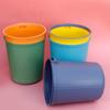 Cubo de Basura de Plástico para Uso Doméstico, Engrosado, para Sala de Estar, Cocina, Baño, Alto Valor Estético, Tamaño Grande para Almacenamiento de Oficina, Sin Tapa