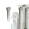 Lintel de porta europeu simétrico de quatro colunas em gesso, parede esculpida, hall de entrada de villa, componentes montados em relevo tridimensional solene
