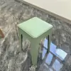 Banqueta de plástico para uso doméstico, ultra-espessa, banqueta macia acolchoada para sala de estar, banco para sala de jantar, banqueta extra estilo nórdico, modelo popular espessado para uso doméstico