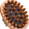 Escova de Massagem de Madeira de Faia Artefato de Massagem com Pulso Dragagem de Meridianos Corporais Esfregação Multifuncional de Corpo Inteiro Escova Abdominal Escova de Meridianos das Pernas