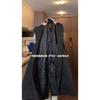 En stock y Algodón P138 de Alta Gama con Solapa Holgada Cortavientos Chaqueta Chaqueta Minimalista para Hombre