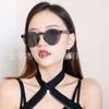 Gafas de sol de una pieza sin marco transparentes de gelatina, gafas de sol de color caramelo europeas y americanas, venta al por mayor transfronteriza de una pieza