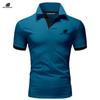 Polo de verano para hombre, camiseta de manga corta con solapa, polo deportivo de golf, camiseta de color contrastante, disponible en stock.