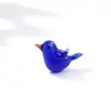 Pájaro de vidrio artificial arreglo floral eterno comercio exterior transfronterizo artesanías de Zibo Boshan decoración para coche y escritorio de oficina