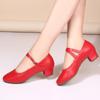 2025 Zapatos Nuevos para Mujer plateado Zapatos de Baile Mujer Zapatos de Baile Latino Zapatos de Baile Cuadrado Zapatos de Baile Suela Blanda Zapatos Individuales de Mujer
