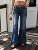 2026wish Pantalones Anchos de Calle Nuevos y de Moda para Mujer Primavera/Otoño, Pantalones de Mezclilla Elegantes y Cómodos, En Stock