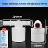 Válvula de Parada Automática de Alto Fluxo de Água de 4/6 Polegadas, Controlador Automático de Abastecimento de Água para Caixa d'Água, Válvula Boia de Plástico para Tanque de Água de Climatizador de Ar