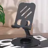 Directo de fábrica: Soporte para teléfono móvil, regalo, giratorio de escritorio, portátil, plegable, soporte metálico para transmisión en vivo, soporte para espectador perezoso para ver programas de TV