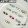 Productos de arte de uñas terminados k9 sin base: diamantes de imitación tipo terrón de azúcar, diamantes grandes súper brillantes, diamantes apilados, decoraciones de uñas ultra brillantes al por mayor