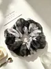 Elásticos para el pelo coloridos, elegantes y artísticos, scrunchies de malla floral de alta elasticidad, accesorios en stock para venta al por mayor