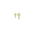 Accesorios para Joyería DIY Tornillos de Ojo de Oveja Electrochapados, Tornillos de Cuerno de Oveja, Tornillos Autorroscantes, Materiales para Joyería al por Mayor 1000/Paquete