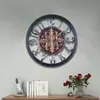 Reloj de pared de explosiones estilo retro industrial estilo europeo personalidad cafetería reloj de cuarzo pared colgante de pared reloj al por mayor