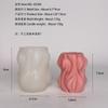 Molde de silicone para velas onduladas faça você mesmo, ornamento de gesso para aromaterapia, pedra expansível, ferramenta de moagem de silicone, novo fabricante de produtos BK8320