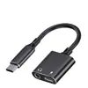 Adaptador de Cabo de Áudio para Fone de Ouvido Personalizado Transfronteiriço Tipo-C Carregamento e Audição de Música Dois em Um Adequado para Apple 16