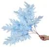 Ramo artificial de hojas de roble para boda, material floral de 5 puntas hoja Chunyu, flores artificiales para decoración de techo, arreglo floral, decoración de pasillo con follaje acompañante