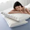 Fundas de almohada acolchadas impermeables para sueño profundo Clase A, juego de dos, para uso doméstico, previene manchas de aceite y sudor, funda de almohada individual 48x74 cm
