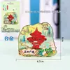 Ímã de Geladeira de Liga Qingdao Cidade Turística Popular de Shandong Check-in Lembrança Cultural e Criativa Ímã de Geladeira Magnético Atacado