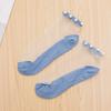 Primavera y verano nuevo calcetines de tarjeta de perlas transparentes niñas dulces calcetines cortos japoneses cara fondo antideslizante calcetines de fábrica