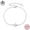 Pulsera Original Voyage Aircraft de Aiful Versátil Plata de Ley S925 Chapada en Platino Joyería de Circonita Accesorio de Mano para Commuter de Mujer