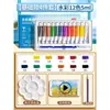 Juego de herramientas al por mayor de pintura gouache de acuarela Deli, pintura al óleo de 24 colores, pintura china, arte, pintura especial para estudiantes