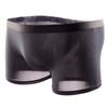Ye Zimei Sex Underwear Boxers Masculino Ultra-fino Transparente Ice Silk Underwear Uma Peça Sexy Perspectiva Shorts de Cintura Baixa