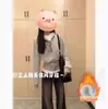 Chamarra sudadera corta para mujer, otoño, petite, hombro normal, chic coreano, ropa única de principios de otoño para mujer, nuevo estilo 2026
