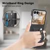 Adecuado para funda de teléfono móvil Motorola Razr70Ultra, Patrón de Fibra de Carbono, Portatarjetas Multifuncional, Inserto de Tarjeta de Cuero
