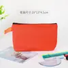 Estuche de lona Amazon transfronterizo con logo personalizado, bolsa de maquillaje de viaje con cremallera para mujer, bolsa de almacenamiento de papelería engrosada al por mayor