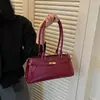Bolso tipo baguette de platino de un solo hombro de estilo coreano para mujer, nuevo modelo 2026, de alta gama, gran capacidad, adecuado para el uso diario, bolso de axila