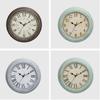 Fabricante Transfronterizo Personaliza Relojes de Pared de 12 Pulgadas Silenciosos para Sala de Estar Creativos Retro Americanos de Cuarzo Relojes Nórdicos de Plástico