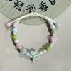 Pulsera trenzada artística étnica estilo chino nuevo de Jingdezhen para mujer, estilo antiguo, tendencia nacional, sensación de alta gama, ajustable, hecha a mano, finamente elaborada